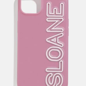 Fine Line Custom IPhone Case - Dark Purple/White