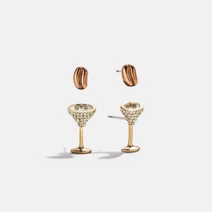 Espresso Yourself Earring Set - Espresso Martini Earring Set