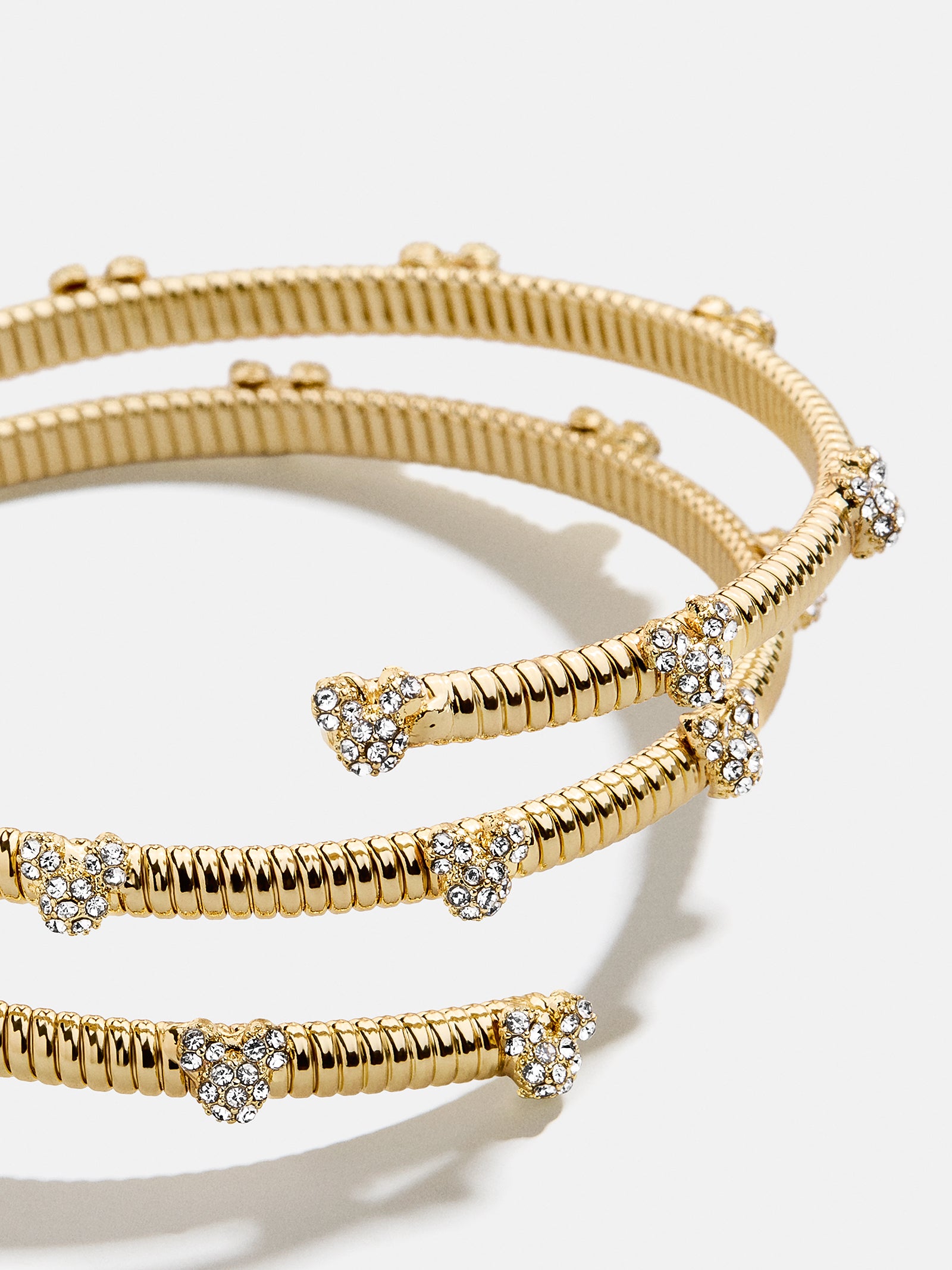 Disney Pav?? Mickey Mouse Cuff Bracelet - Gold/Pav??