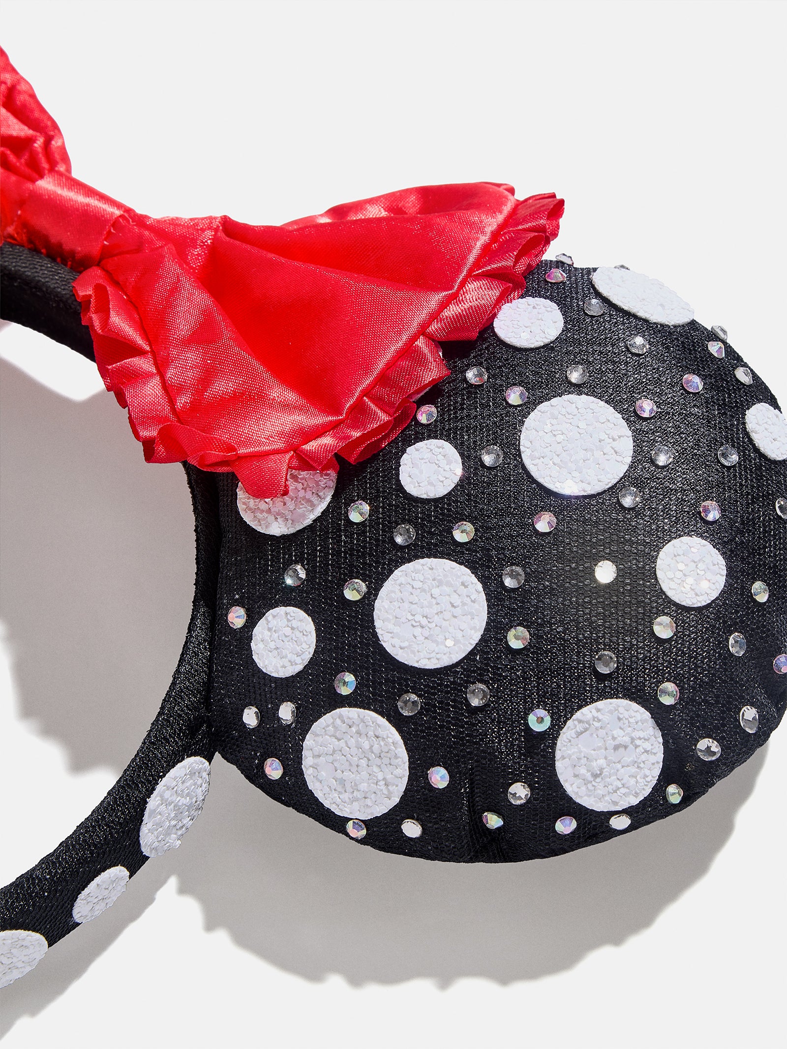 Disney Minnie Mouse Polka Dot Ears Headband - Minnie Mouse Black Polka Dot Ears - Image 3