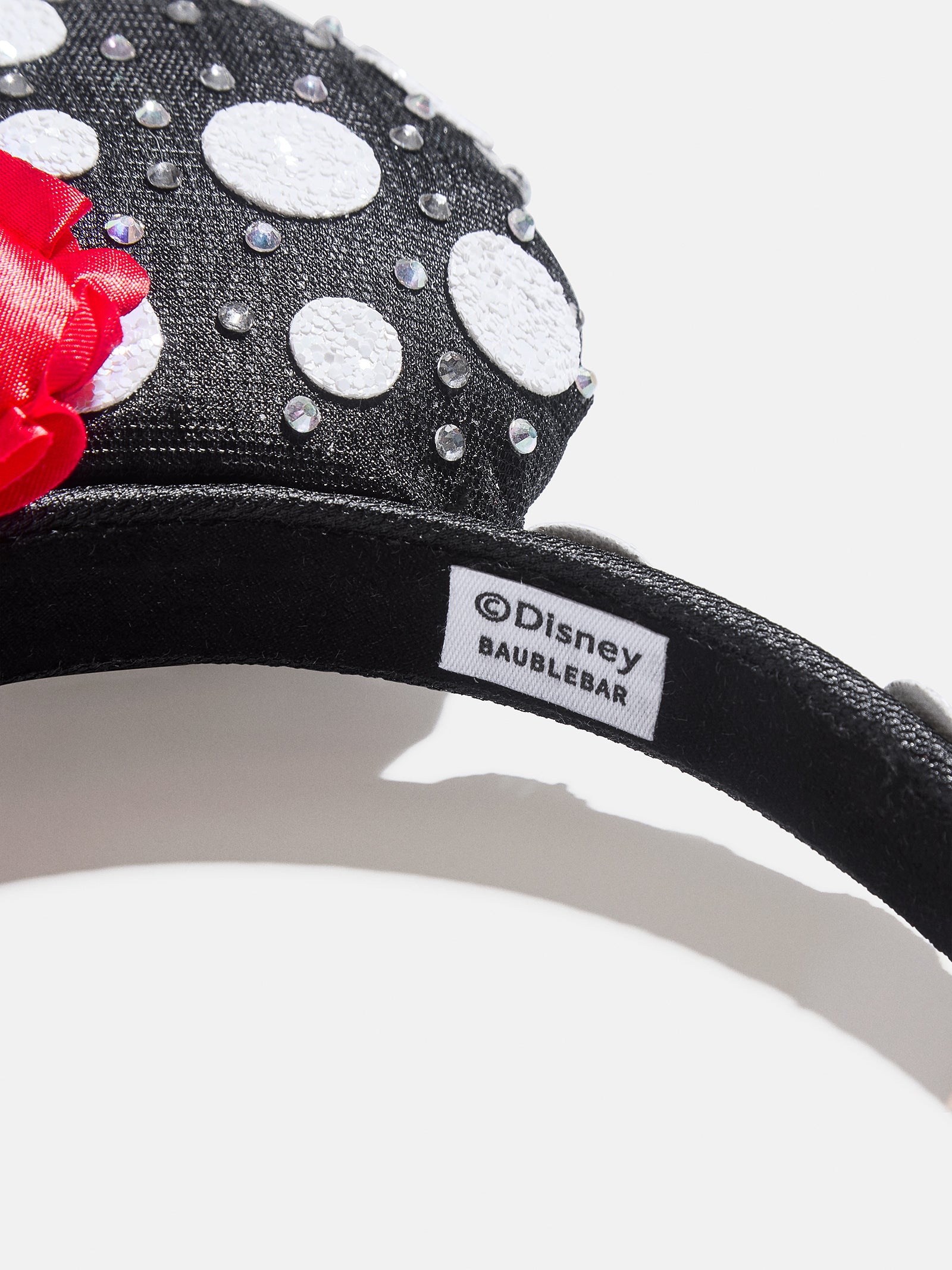 Disney Minnie Mouse Polka Dot Ears Headband - Minnie Mouse Black Polka Dot Ears - Image 6