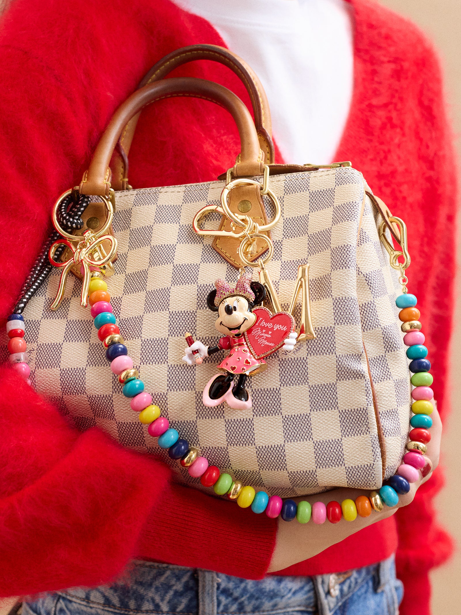 Disney Valentine's Day Bag Charm - Minnie Mouse - Image 2