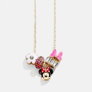 Disney Minnie Mouse Beaded Charm Necklace - Minnie Mouse