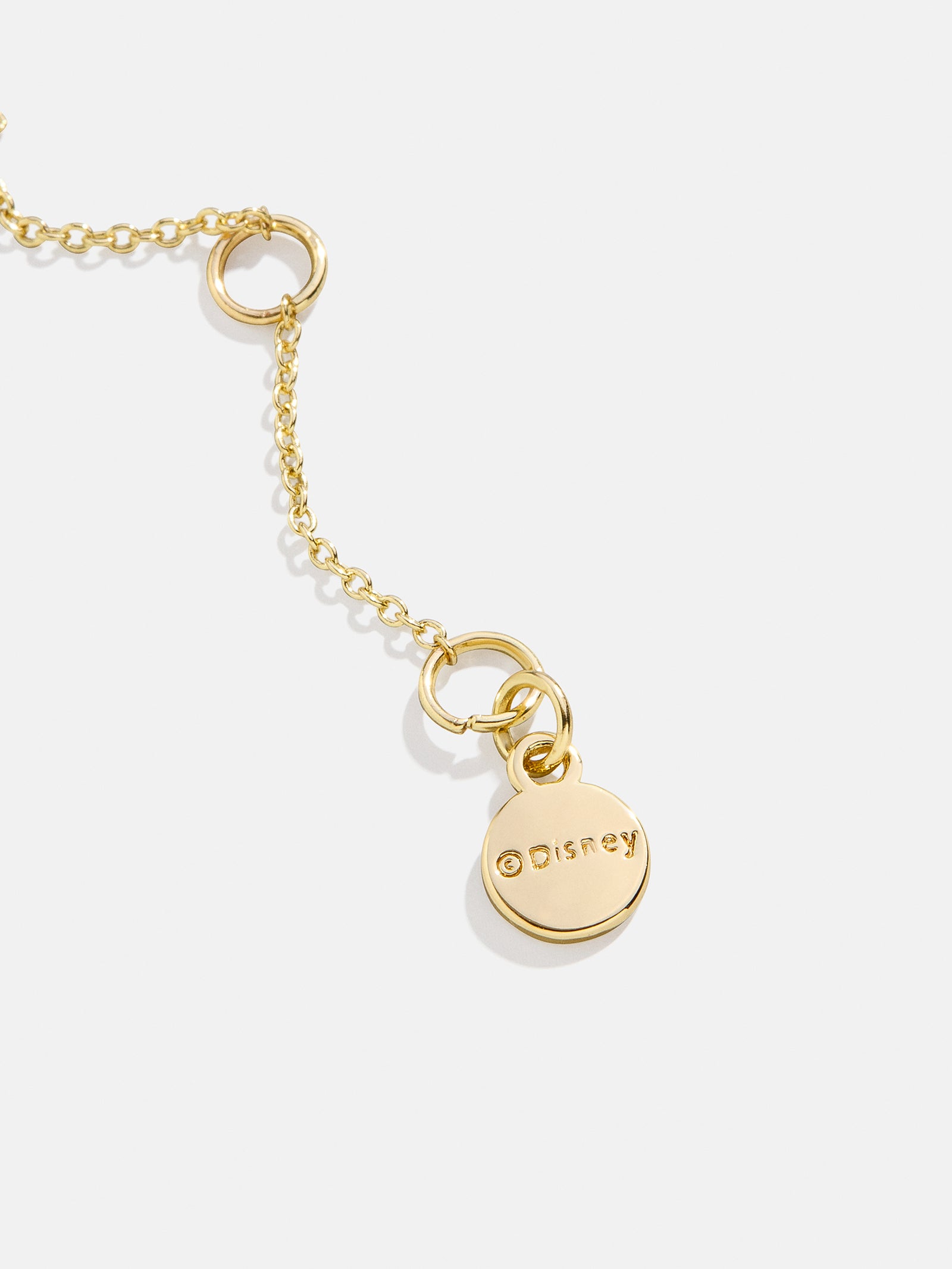 Disney Mickey Mouse Hugging Heart Necklace - Gold - Image 4