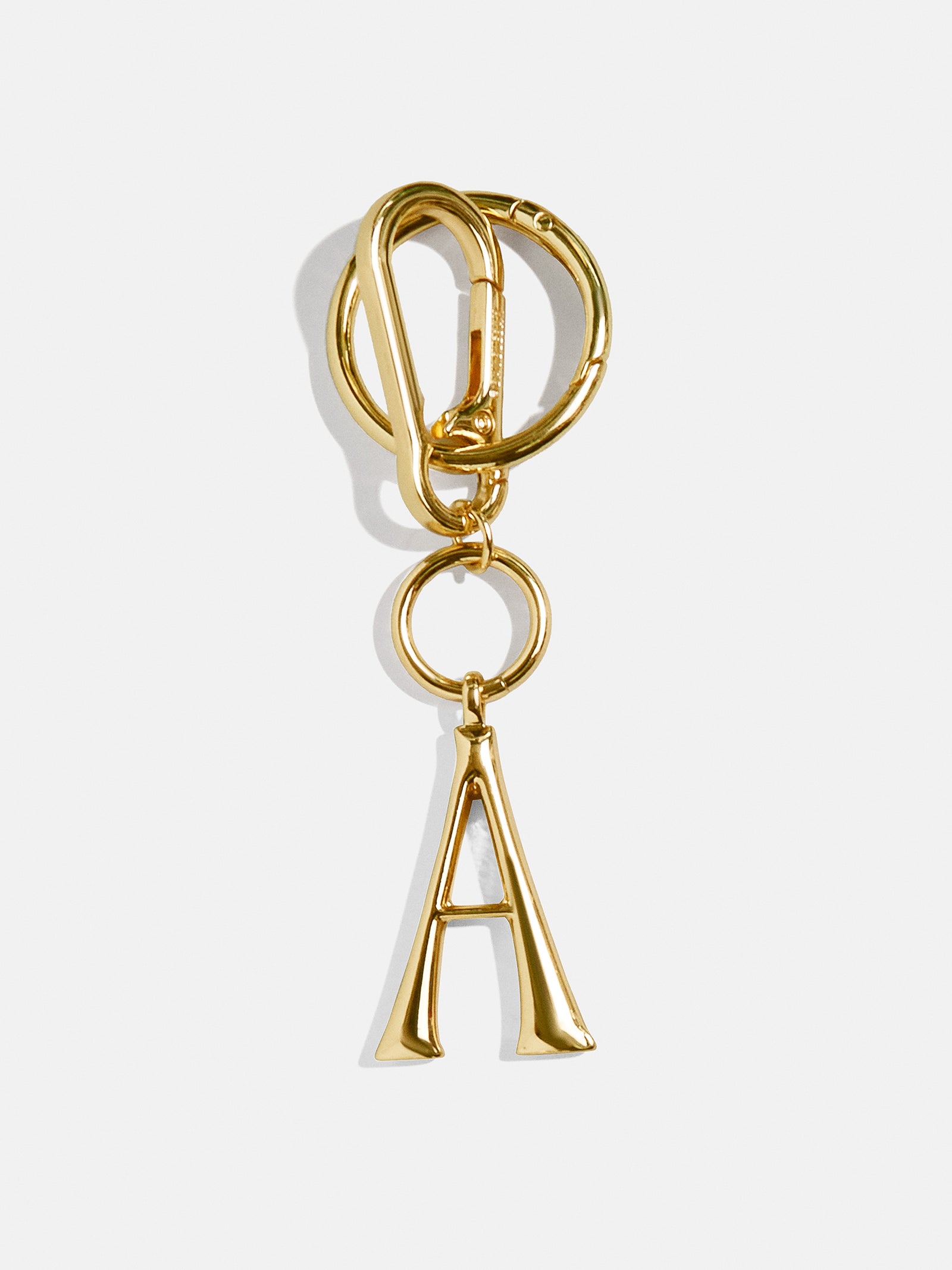 Gold Initial Enamel Bag Charm - A - Image 3