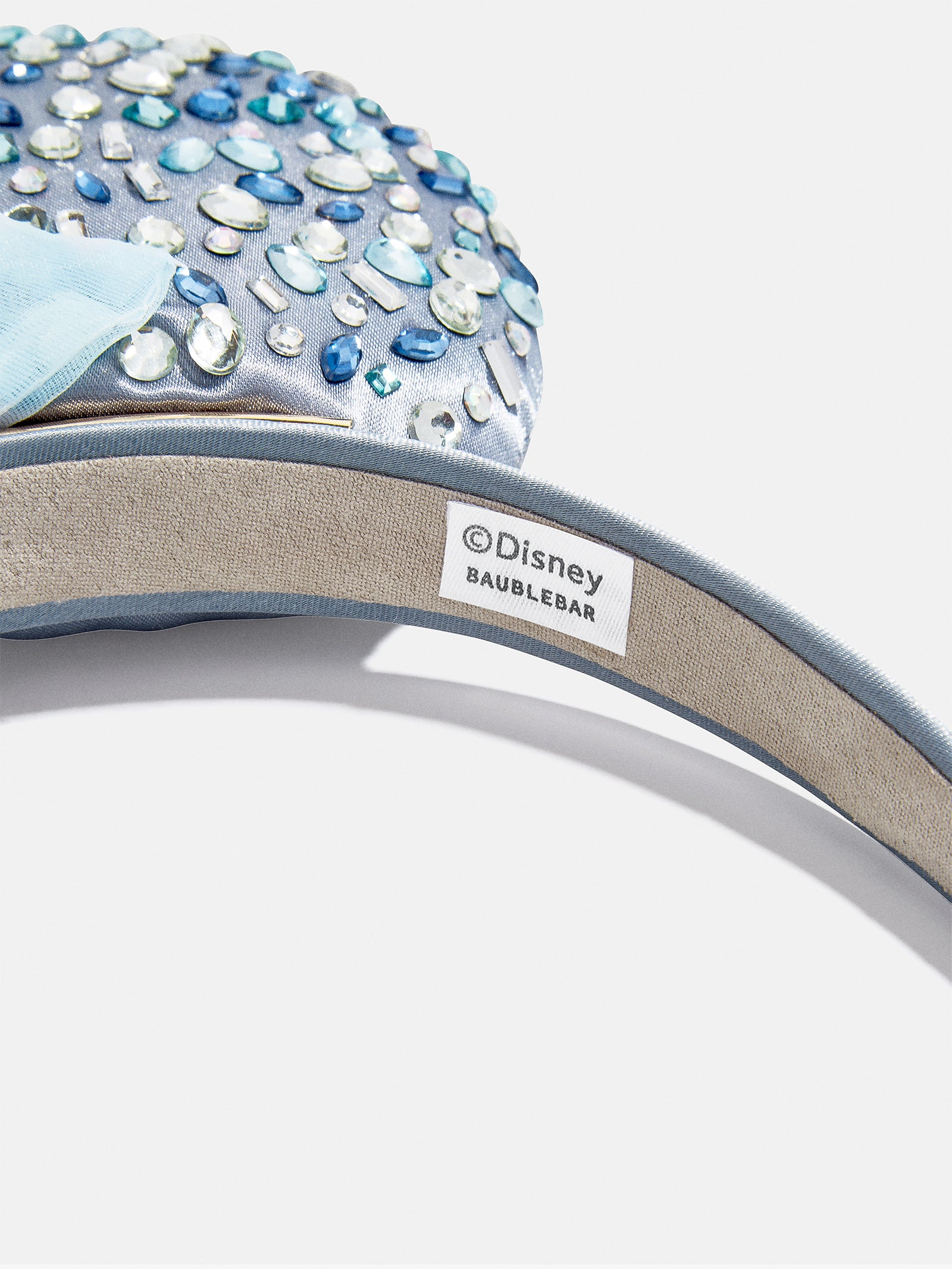 Disney Minnie Mouse Crystal Blue Custom Ears Headband - Minnie Mouse Crystal Blue Custom Ears - Image 5