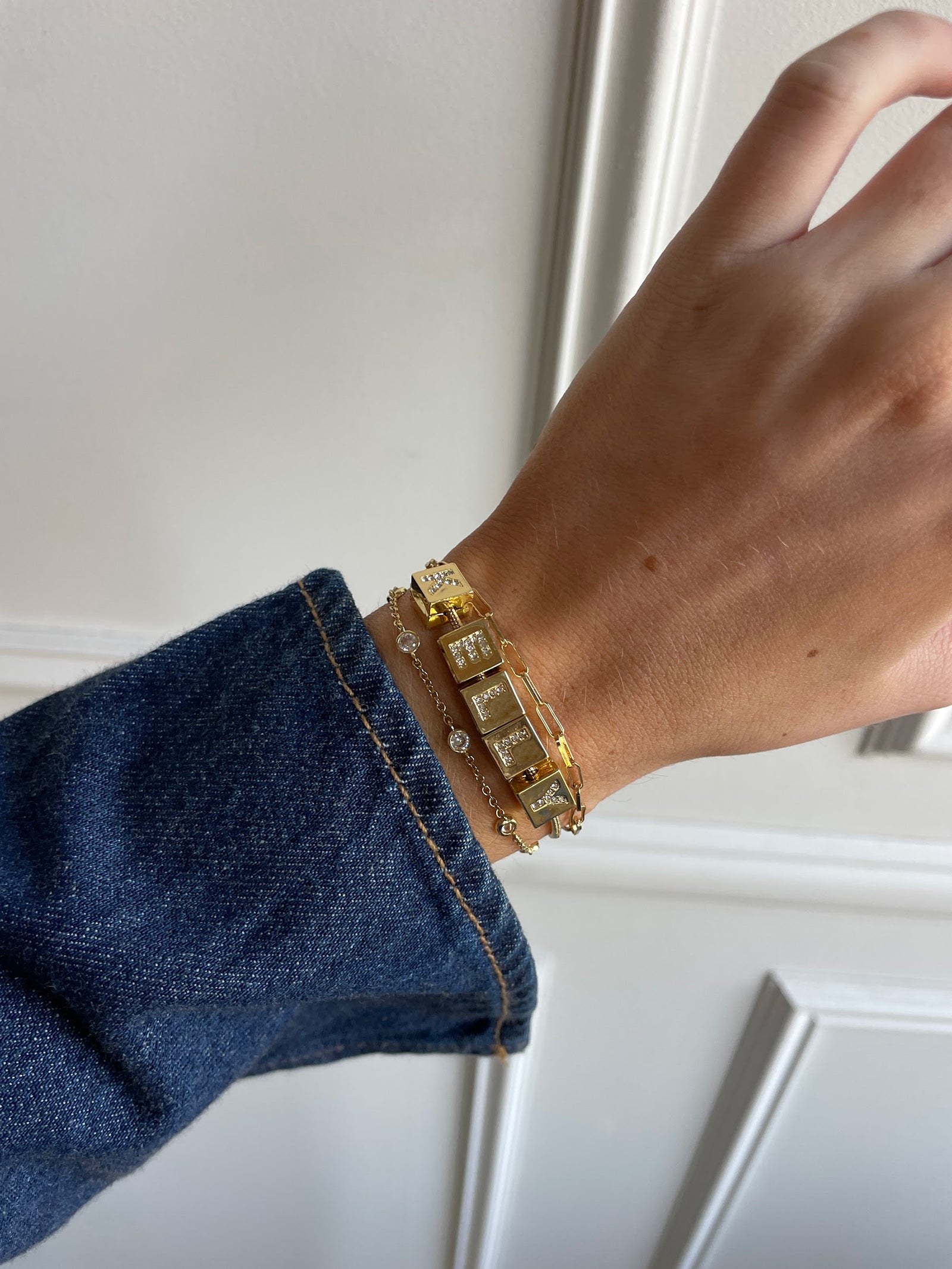 Click & Go Custom Bracelet - Gold/Pav?? - Image 4