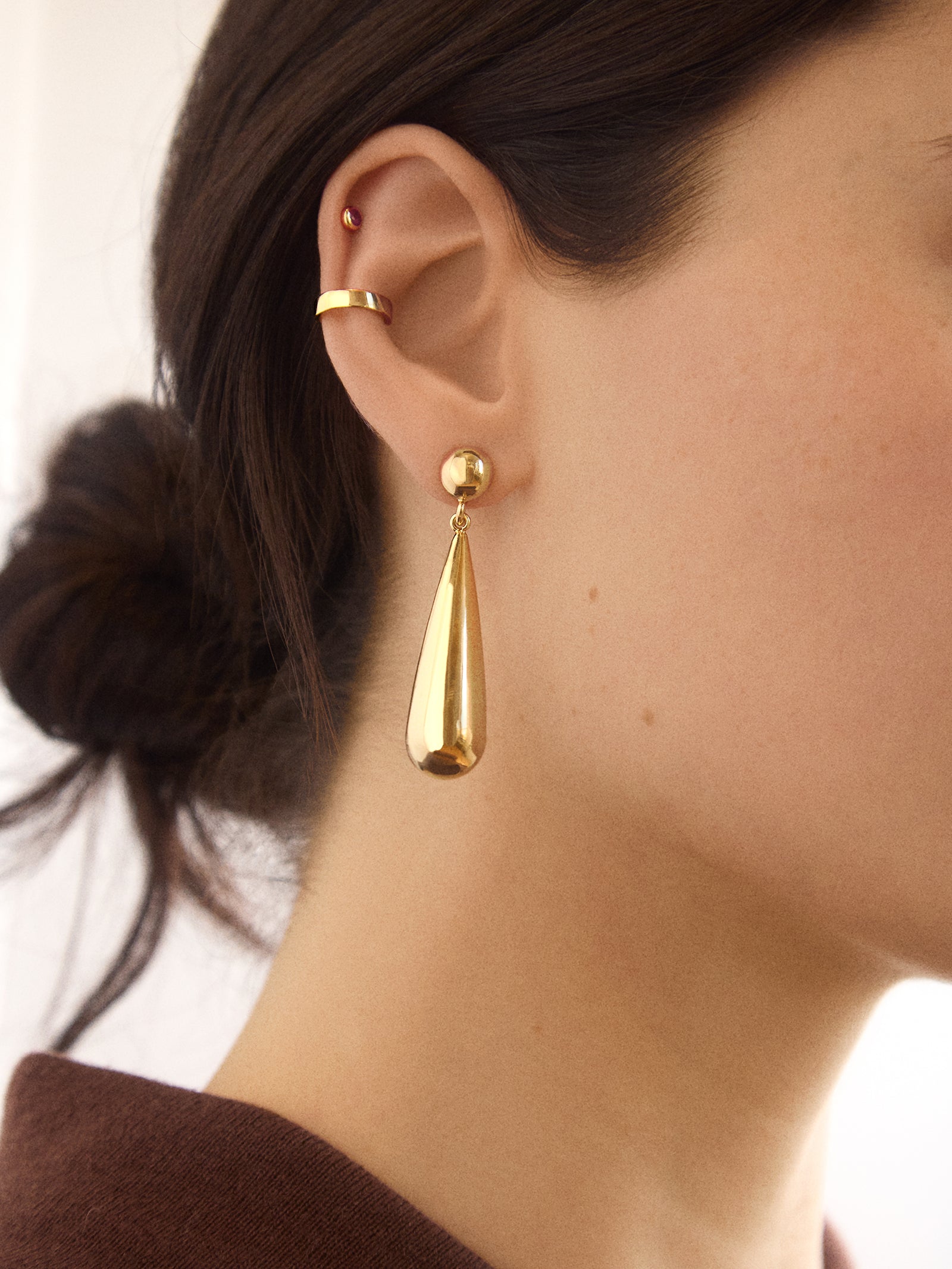Remi Statement Earrings - Gold - Image 2