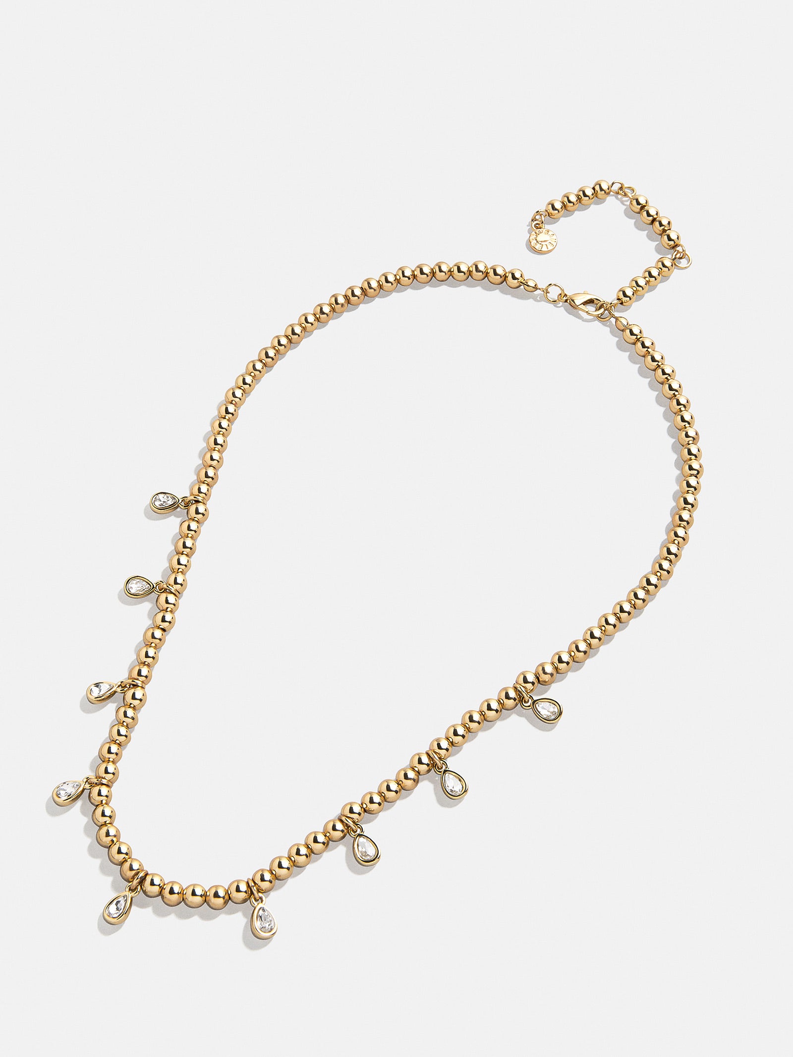 Joelle Pisa Beaded Necklace - Teardrop Bezel - Image 3