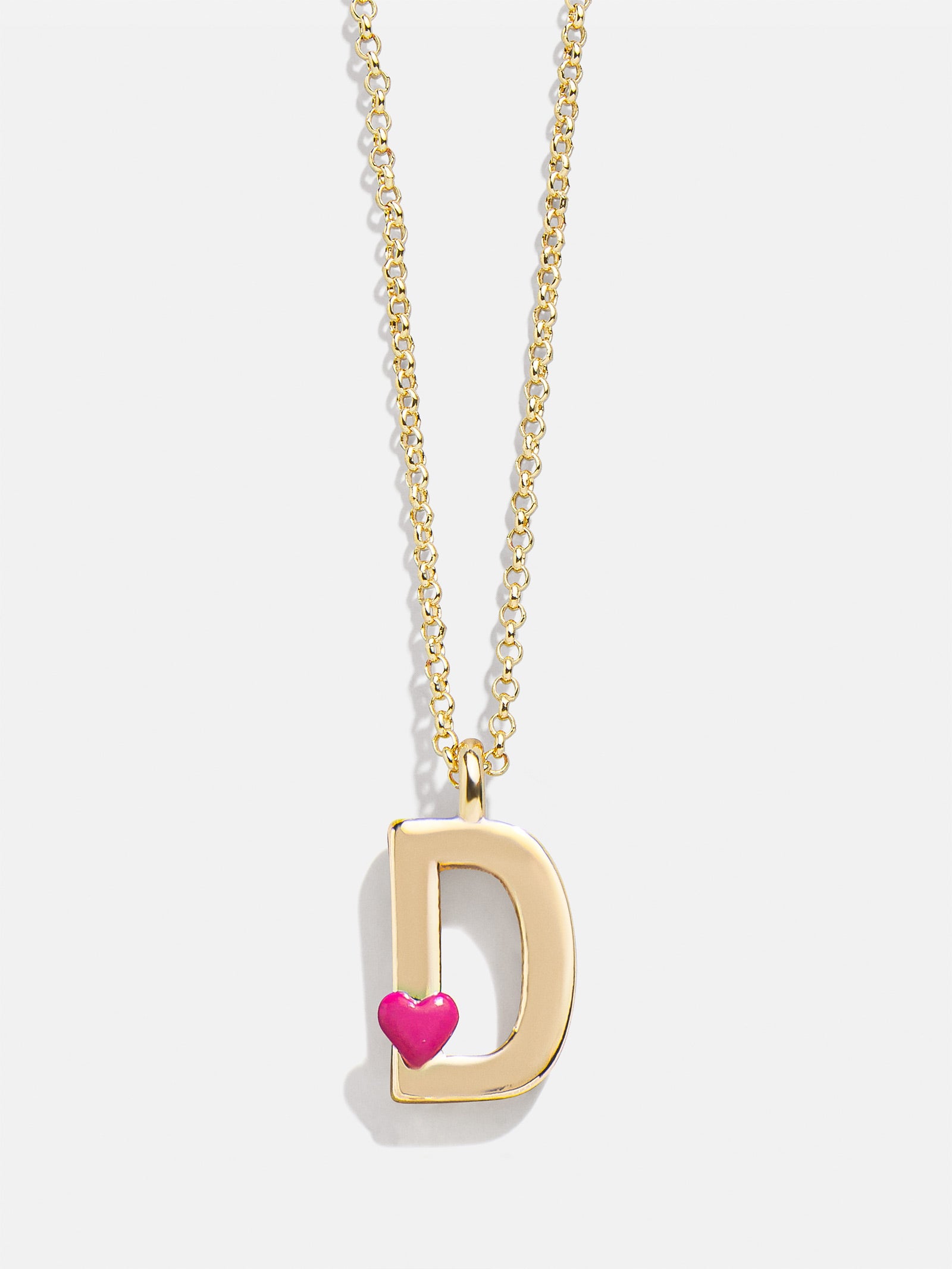 Kids' Heart Initial Necklace - Gold - Image 6