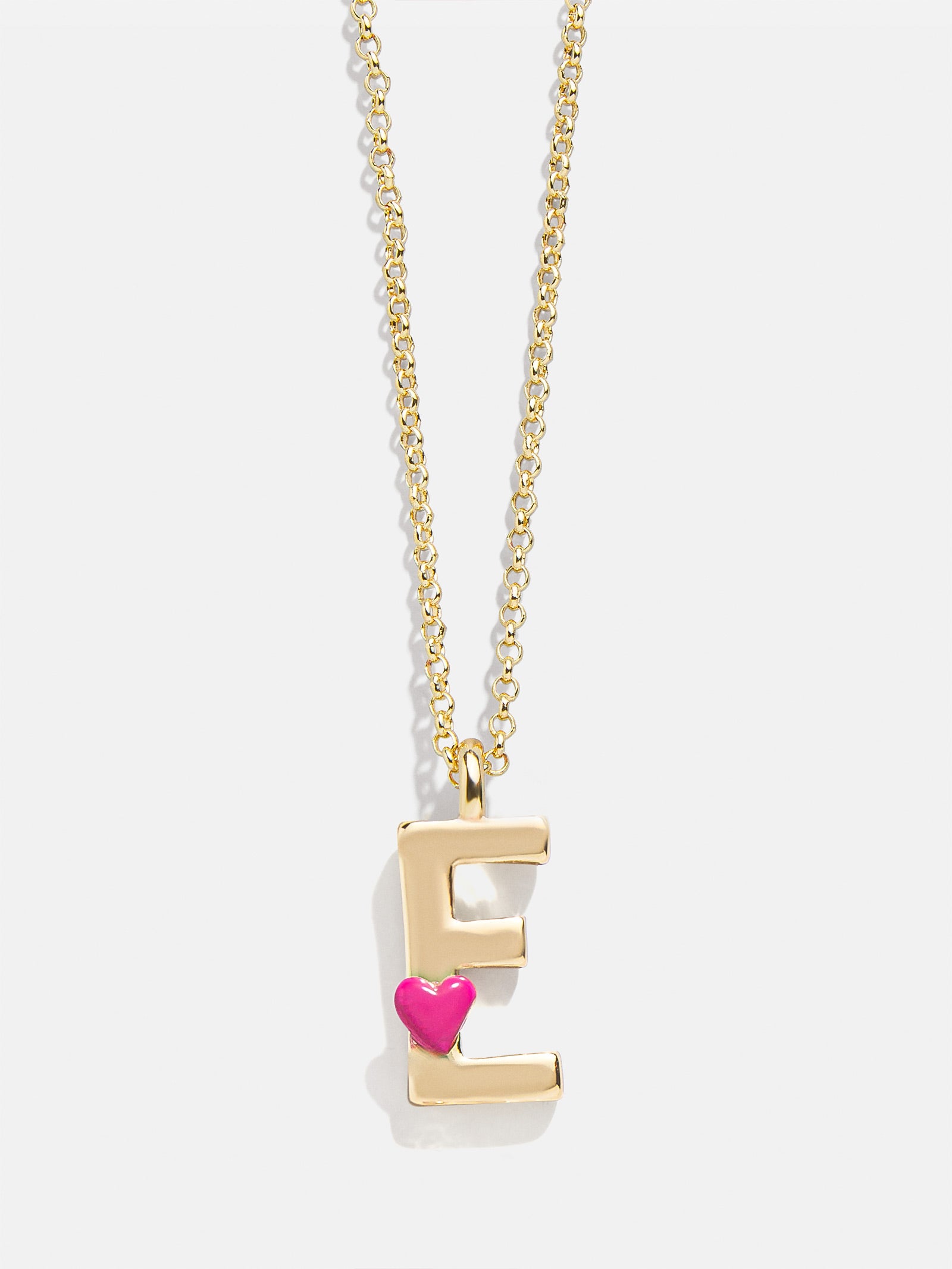 Kids' Heart Initial Necklace - Gold - Image 7