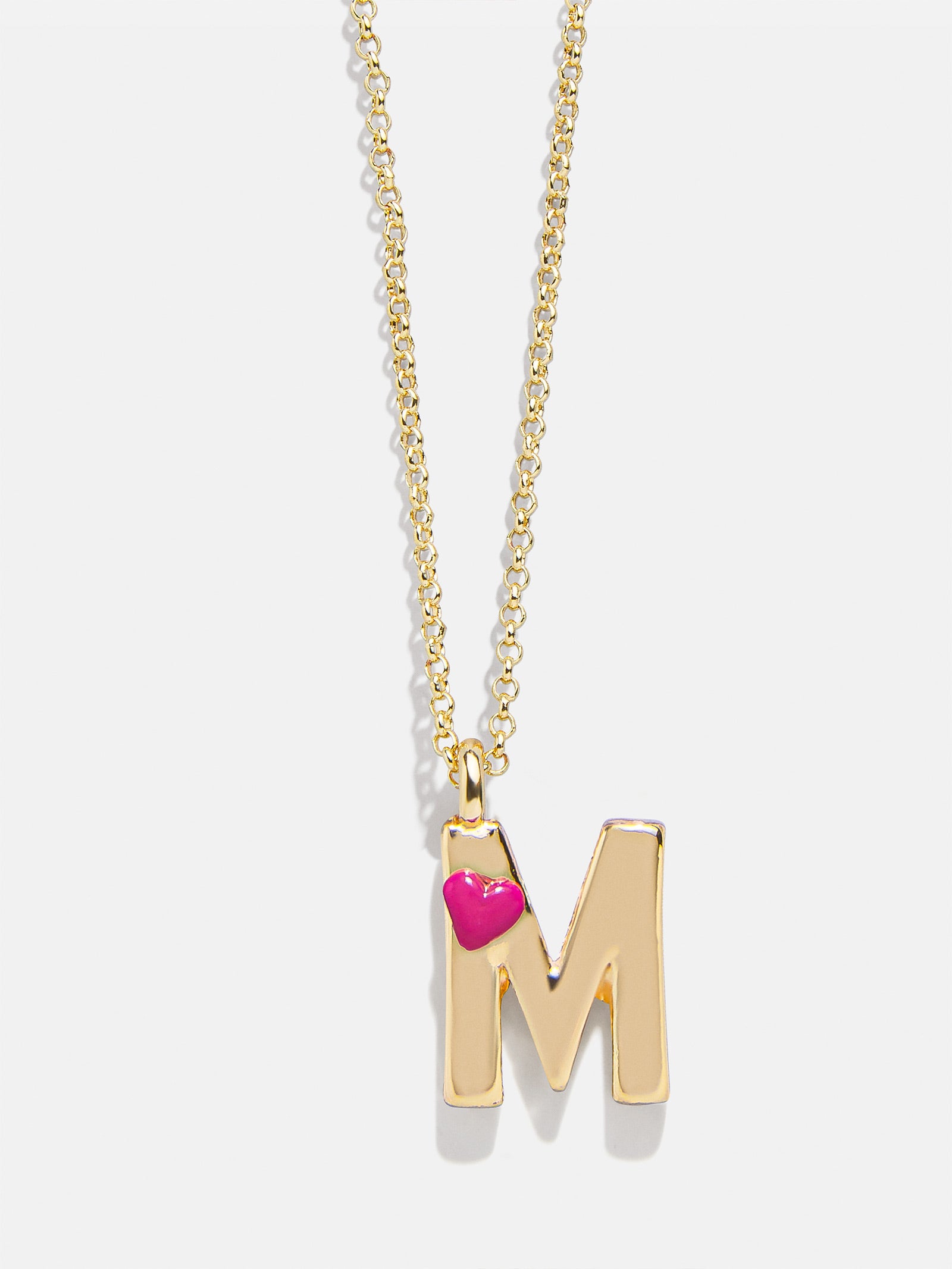 Kids' Heart Initial Necklace - Gold - Image 15