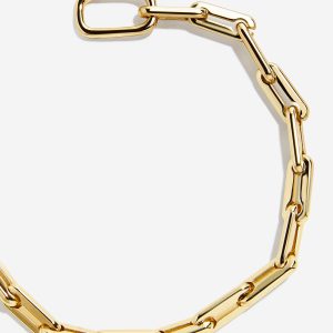 Deja Bracelet - Medium Gold Plated Brass
