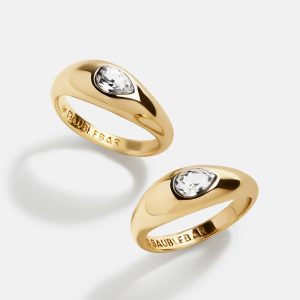 Vanessa Ring Set - Gold/Pav??