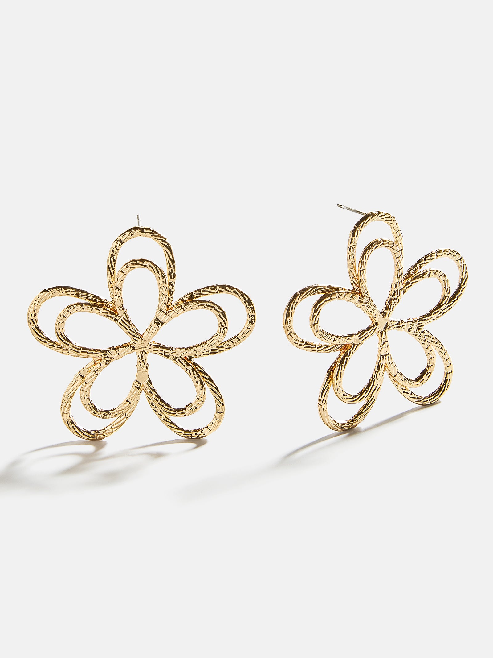 Flora Statement Earrings - Gold/Pav??