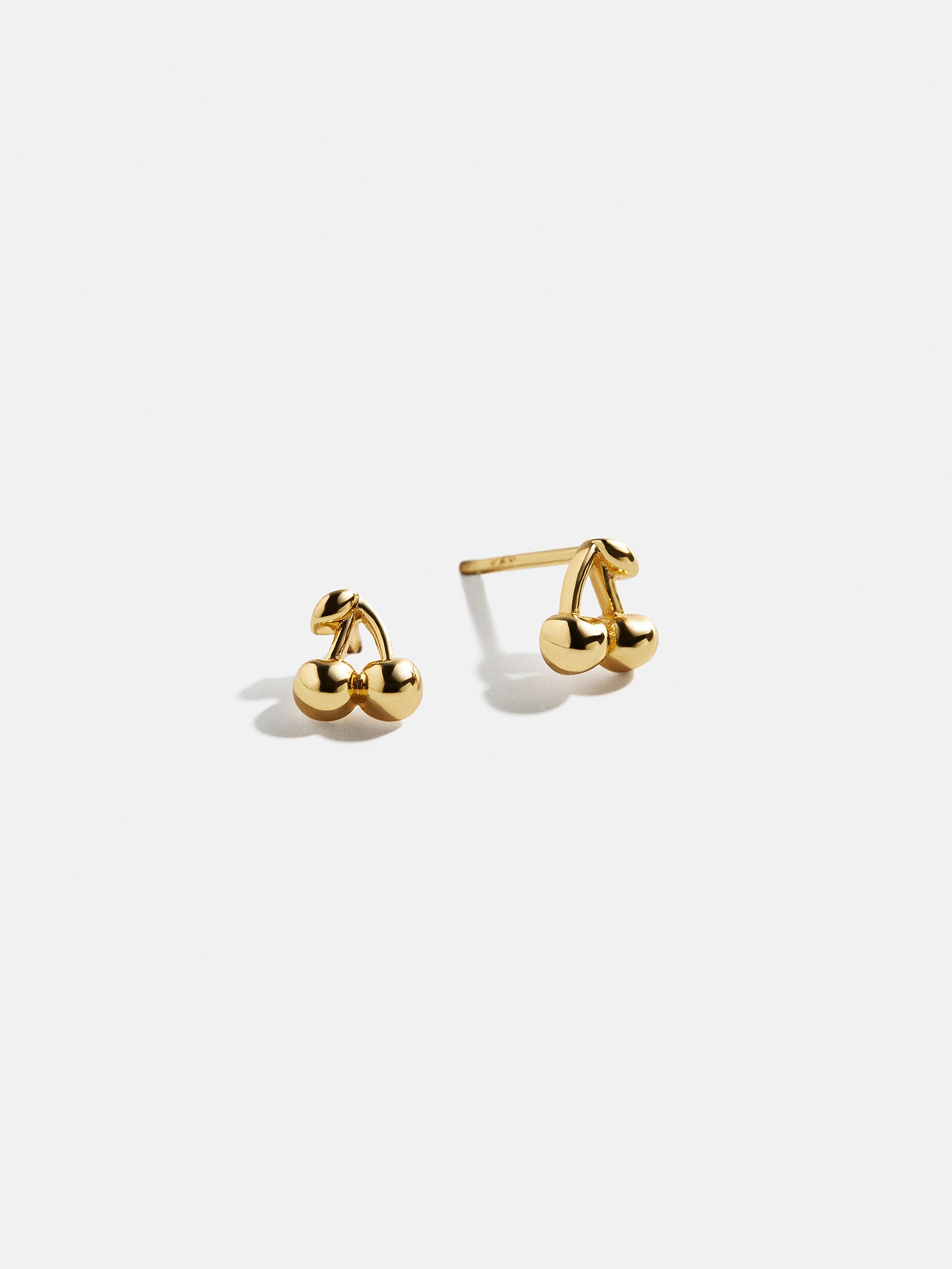 18K Gold Just For Fun Earrings - Cherry
