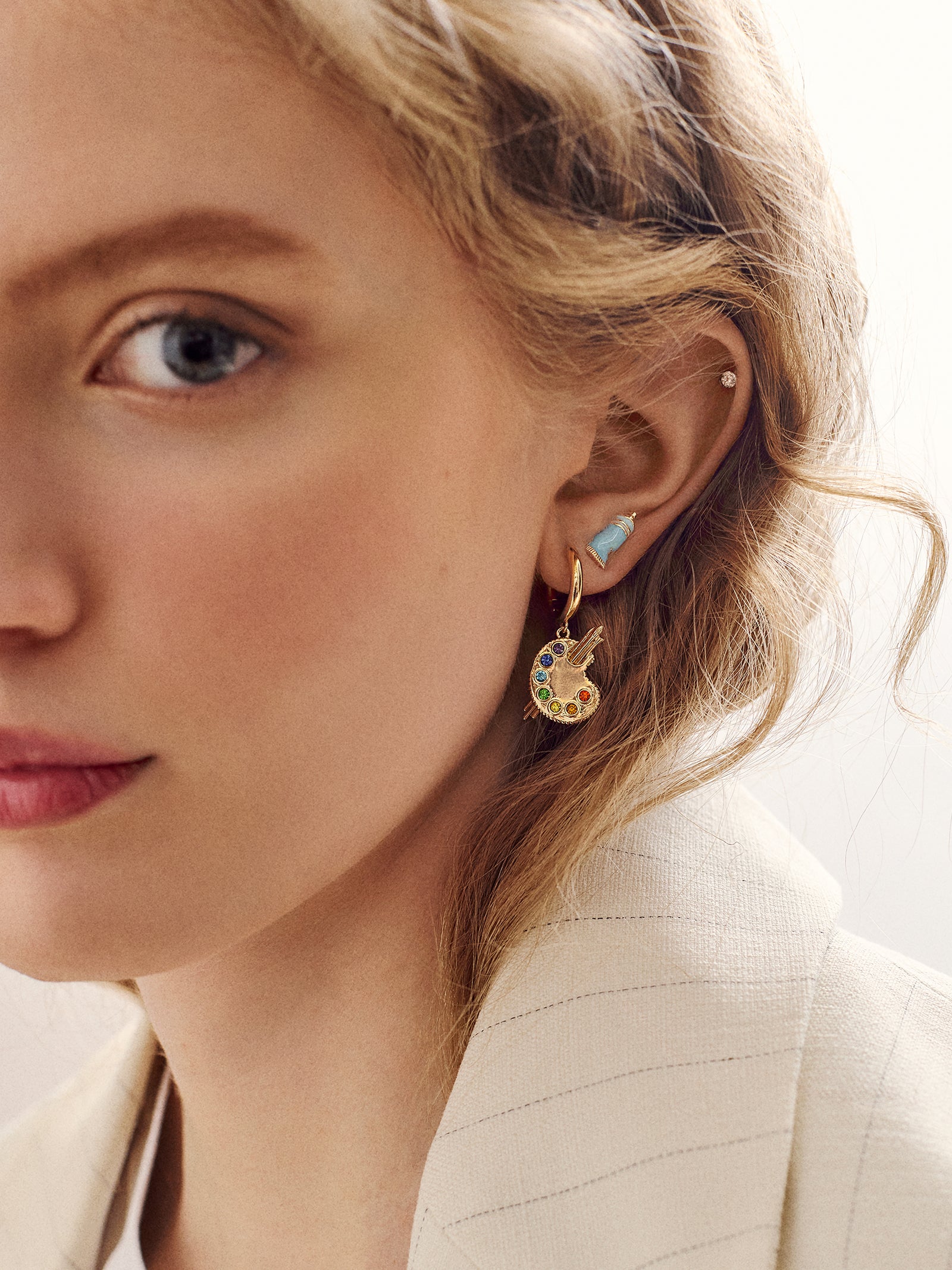 Artist Essentials Earring Set - Painting Palette - Image 2