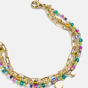 Rowan Semi-Precious Layered Bracelet - St. Tropez
