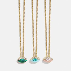 Clove Semi-Precious Birthstone Necklace - Light Amethyst