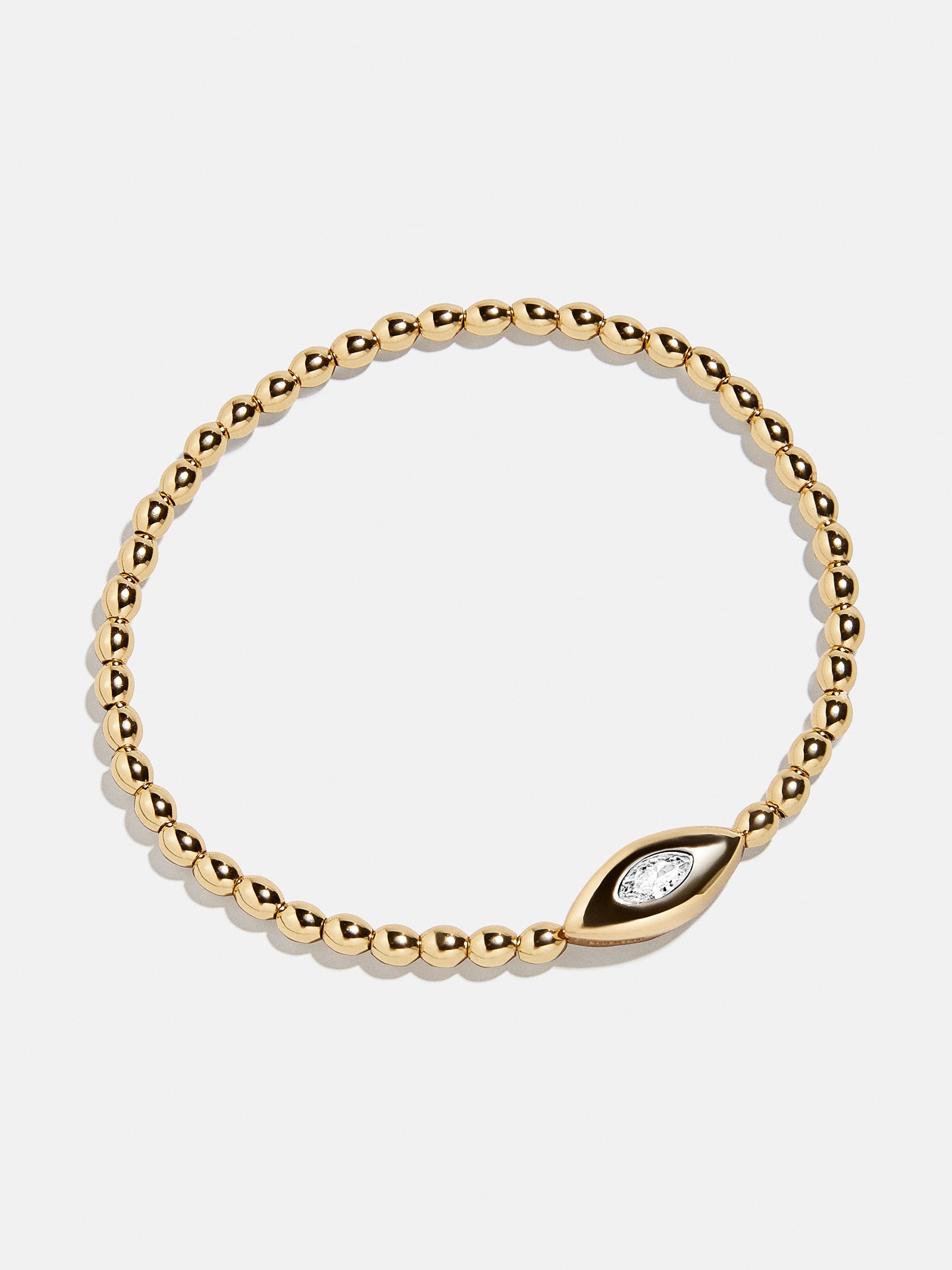 Silma 18K Gold Evil Eye Bracelet - Gold/Pav?? - Image 3