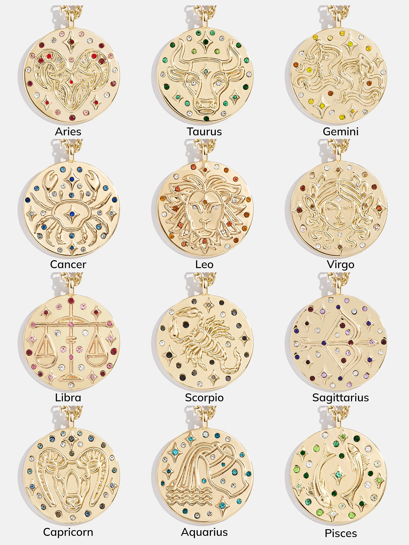 Zodiac Pendant Necklace - Aries - Image 6