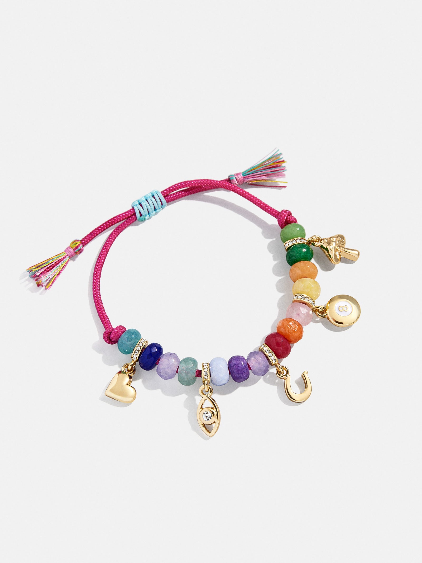 Riley Semi-Precious Charm Bracelet - Multi - Image 3