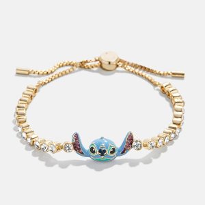Disney Stitch Tennis Bracelet - Gold/Blue