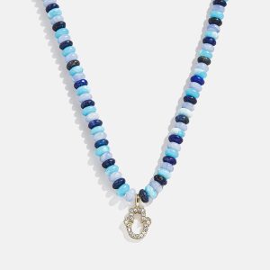 High Energy Semi-Precious Necklace - Hamsa