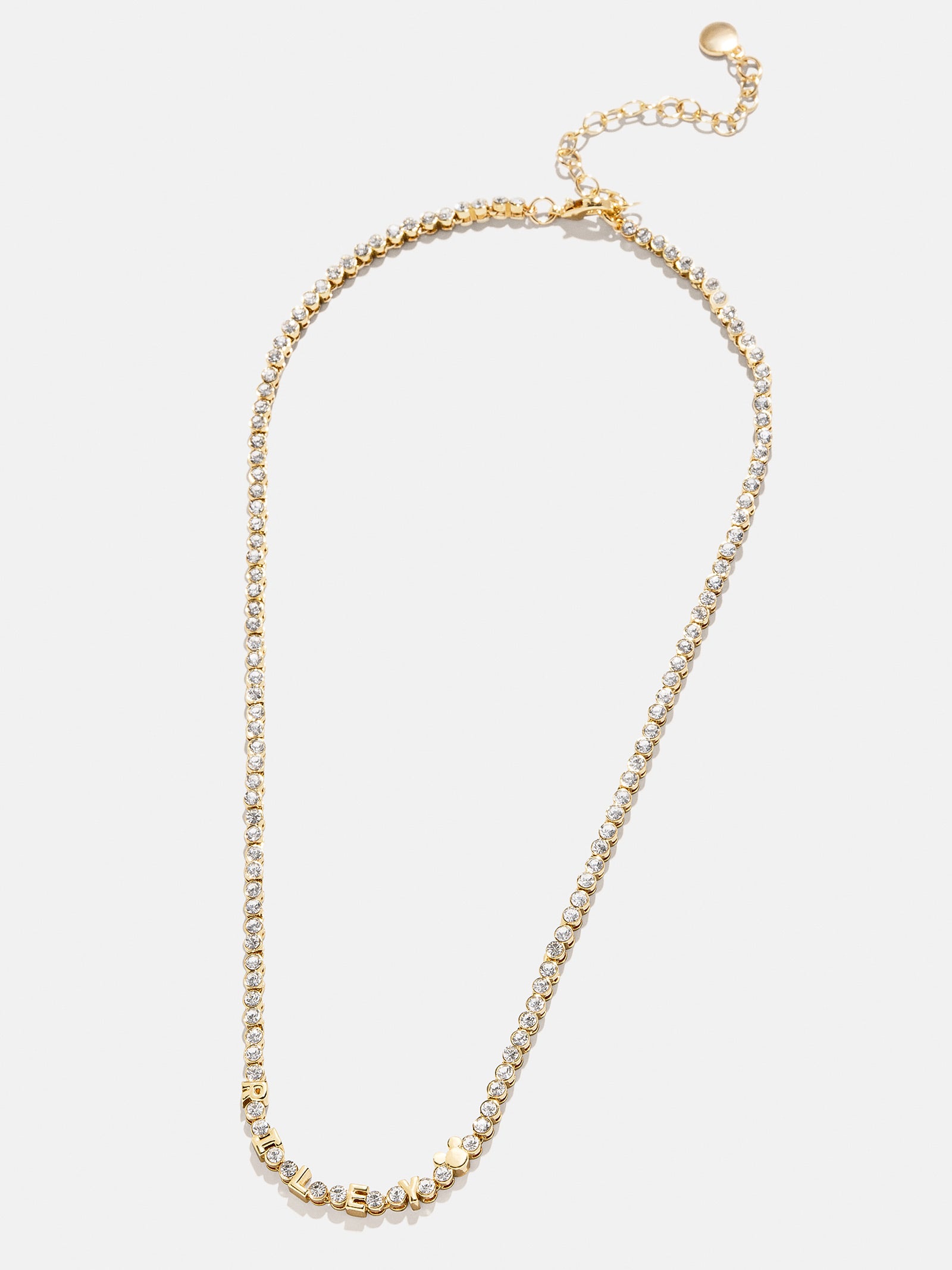 Disney Mickey Mouse Bezel Custom Tennis Necklace - Gold/Pav?? - Image 3