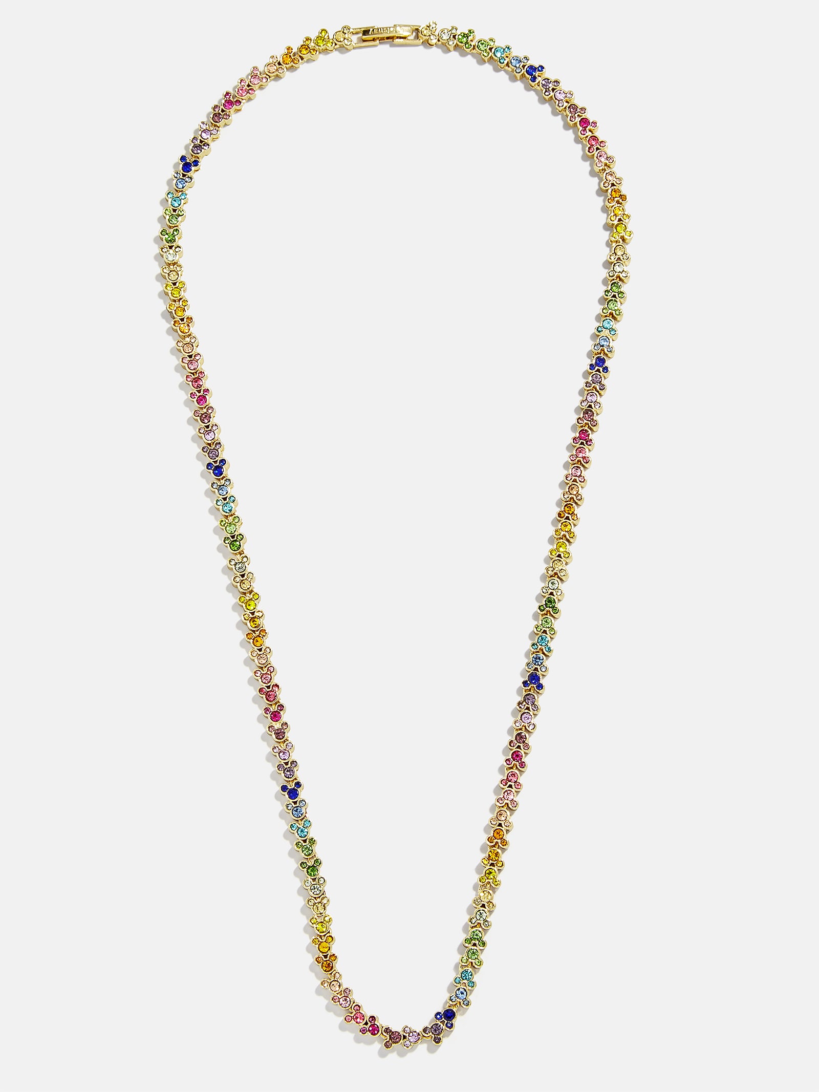 Disney Mickey Mouse Repeating Tennis Necklace - Multi - Image 3