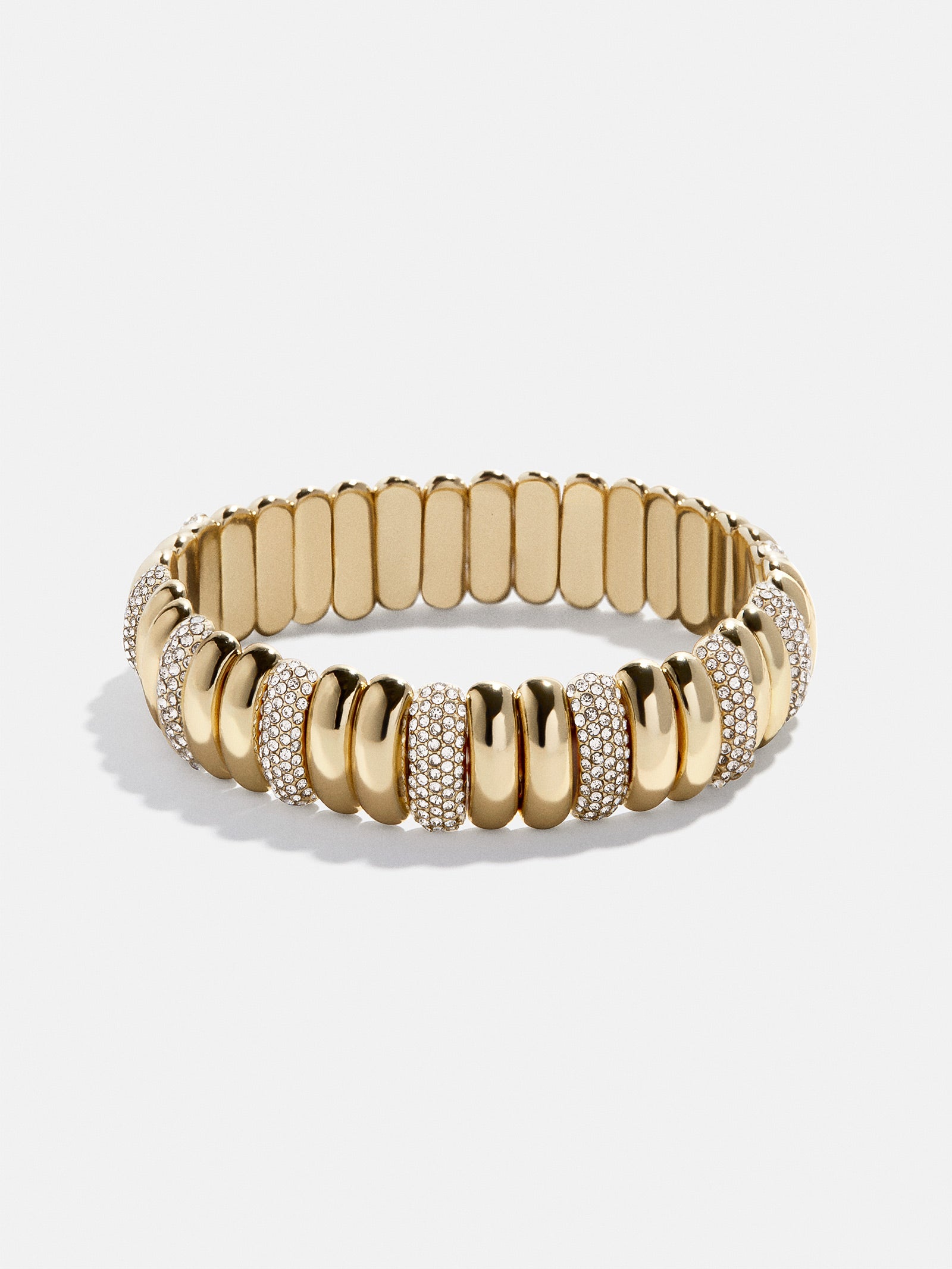 Keira Ribbed Bracelet - Gold/Pav?? - Image 3