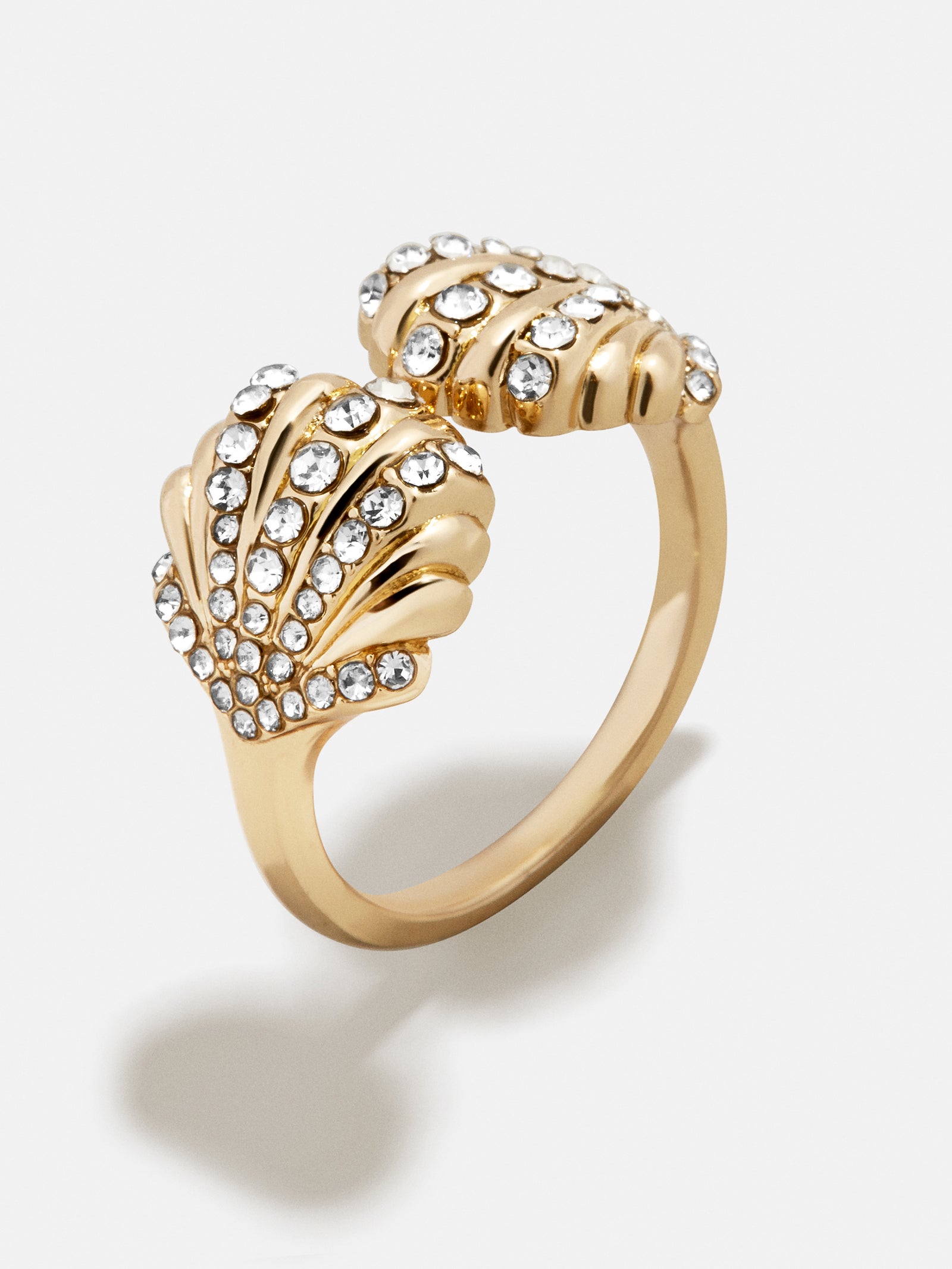 Halle Seashell Ring - Gold/Pav?? - Image 3