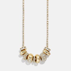 Danica Celestial Charm Necklace - Gold/Pav??