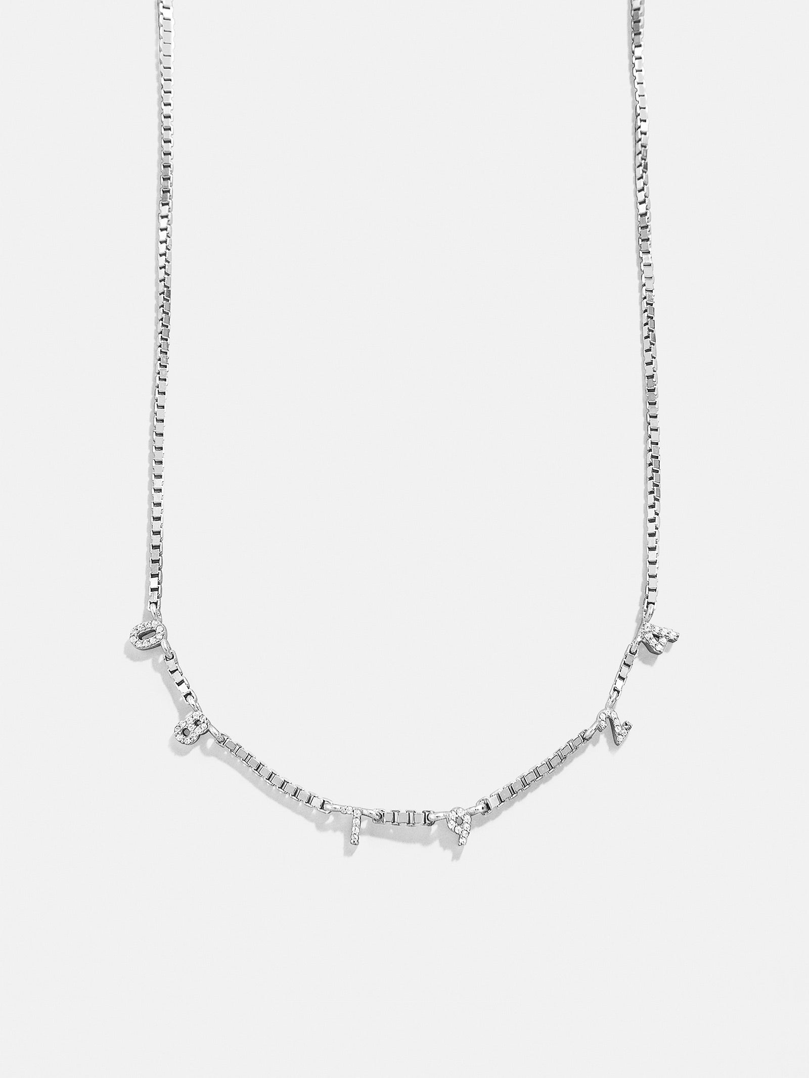 18K Gold Spaced Number Custom Necklace - XS - Image 12