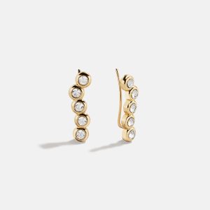 Savannah Crawler Earrings - Gold/Pav??