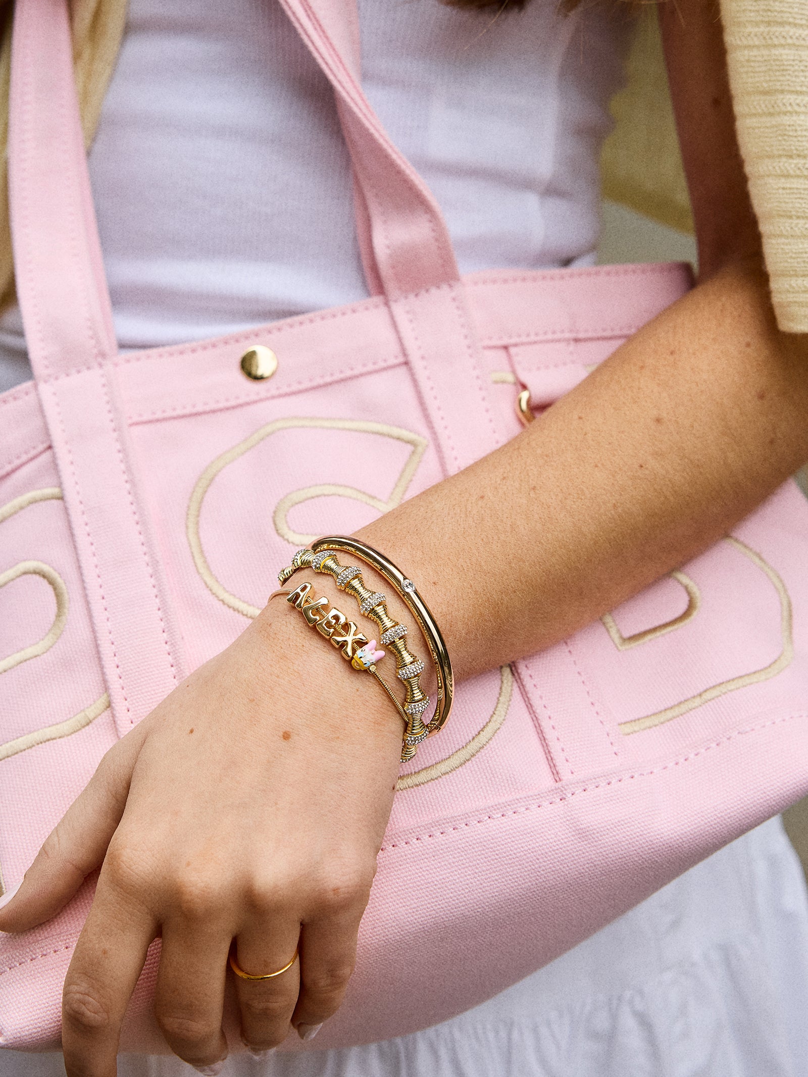 Disney Daisy Duck Bubble Slider Custom Bracelet - Daisy Duck - Image 2