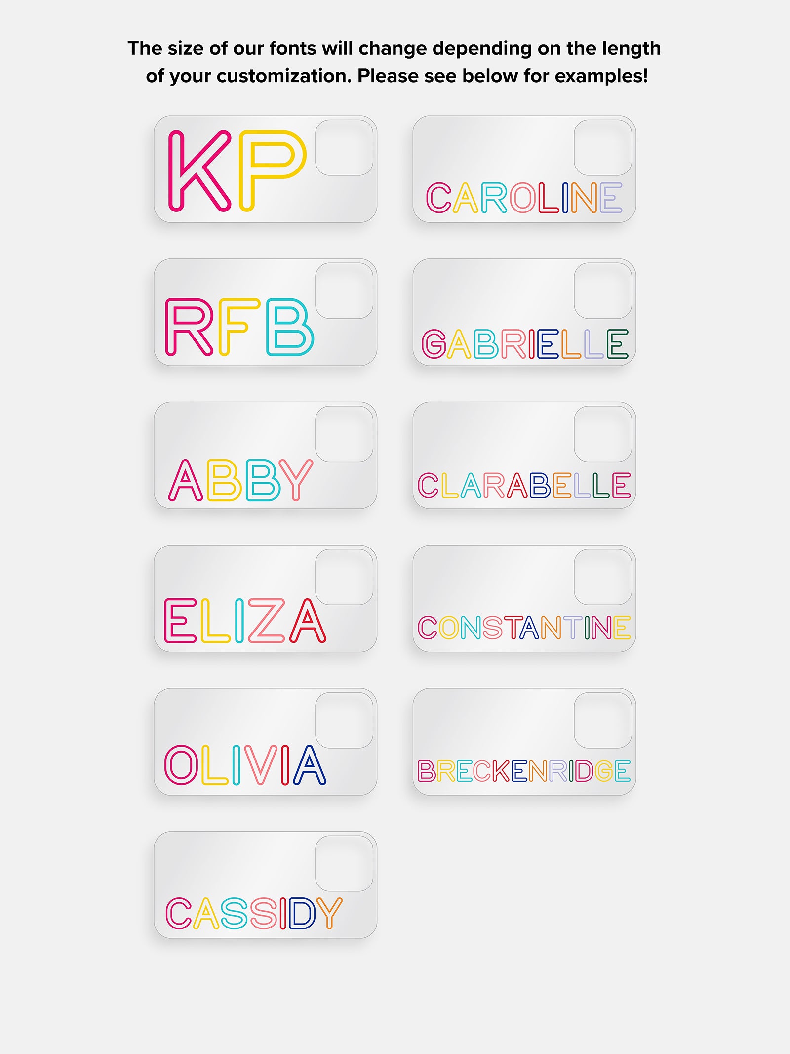 Fine Line Custom iPhone Case - Clear/Multi - Image 7