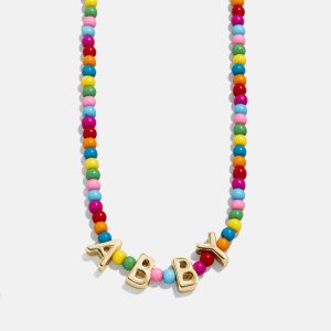 Bead Mine Kids' Custom Name Necklace  - Multi