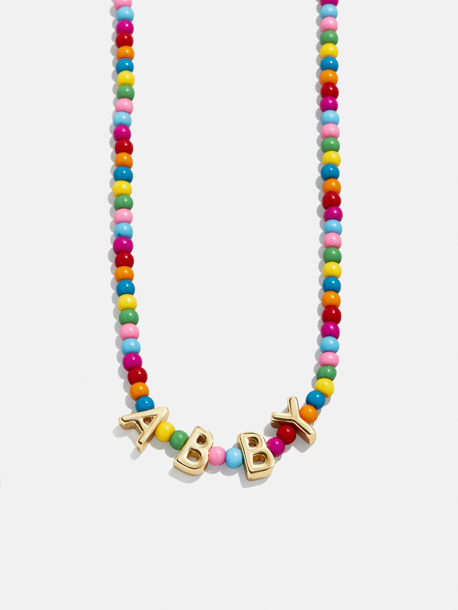 Bead Mine Kids' Custom Name Necklace - Multi