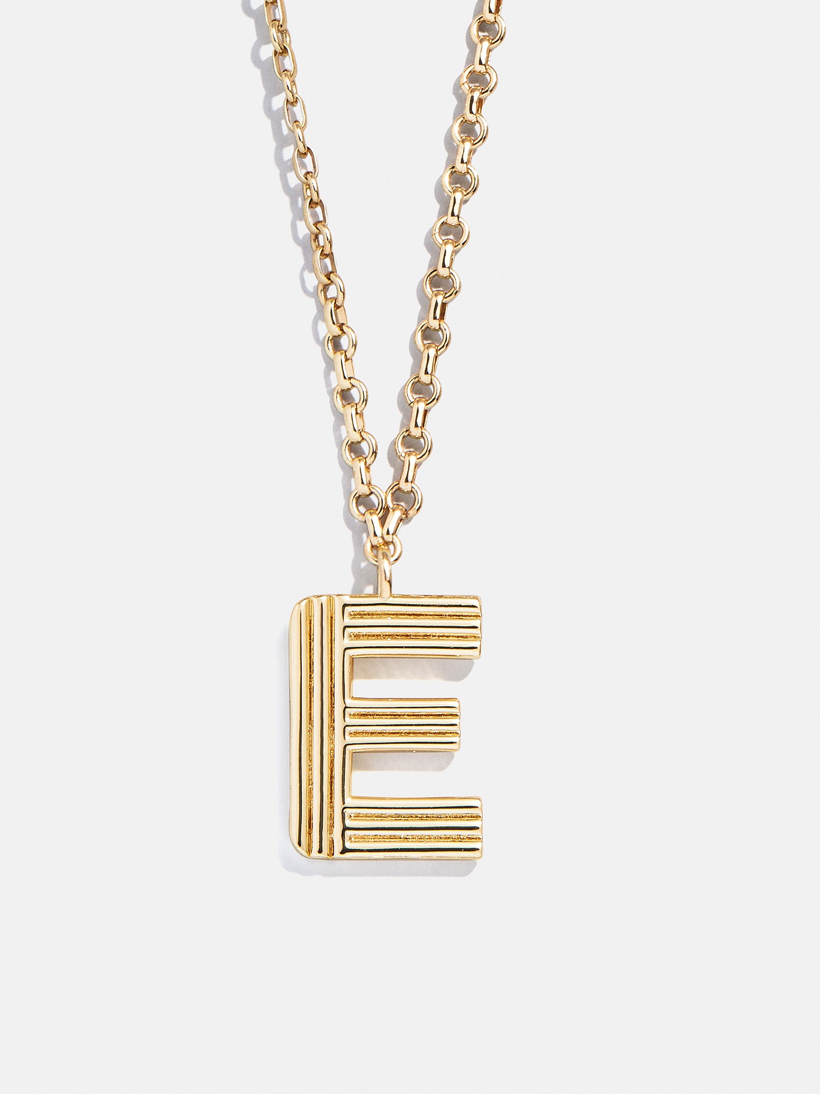 Retro Letter Initial Necklace - Gold - Image 7