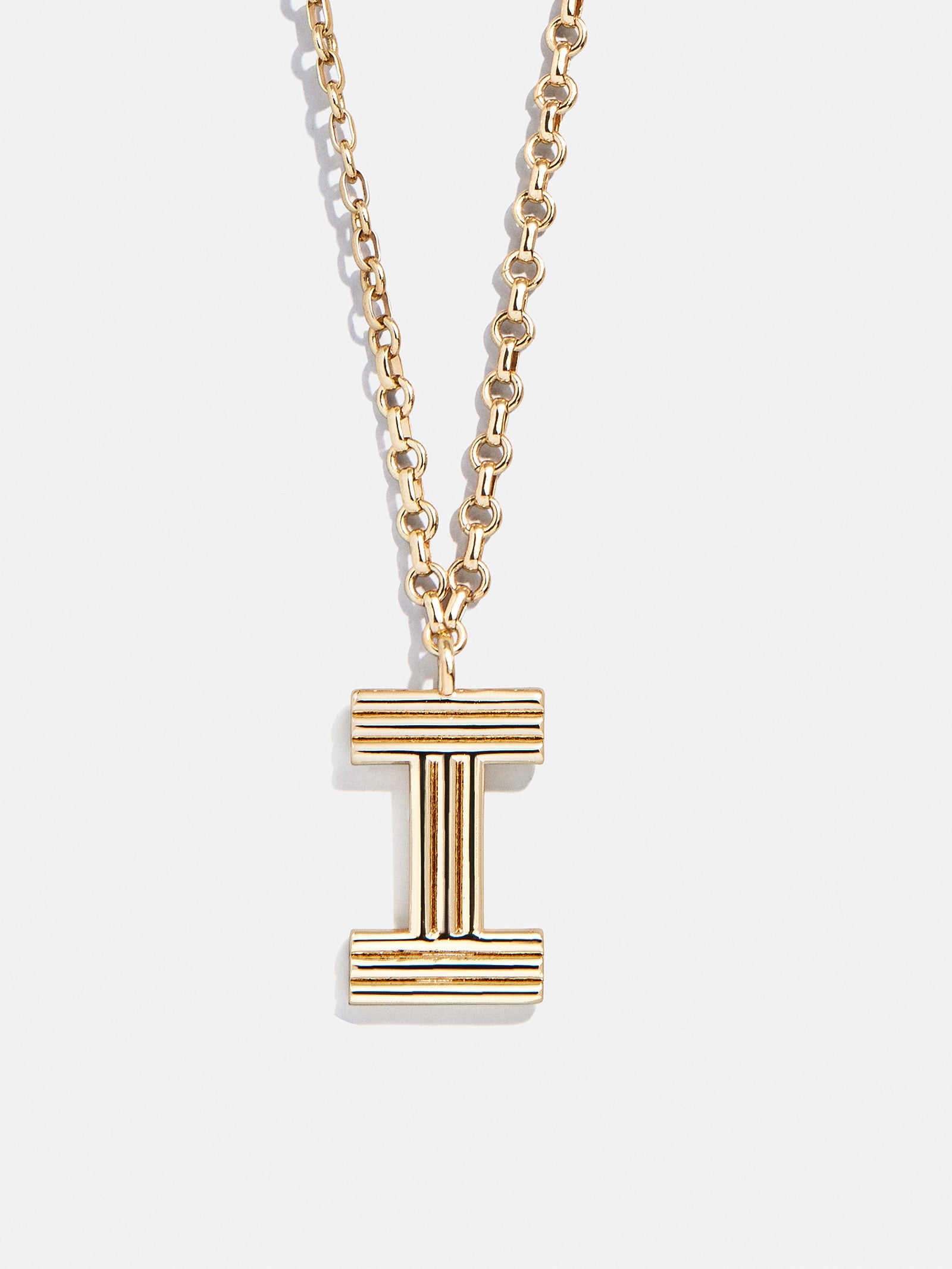 Retro Letter Initial Necklace - Gold - Image 11
