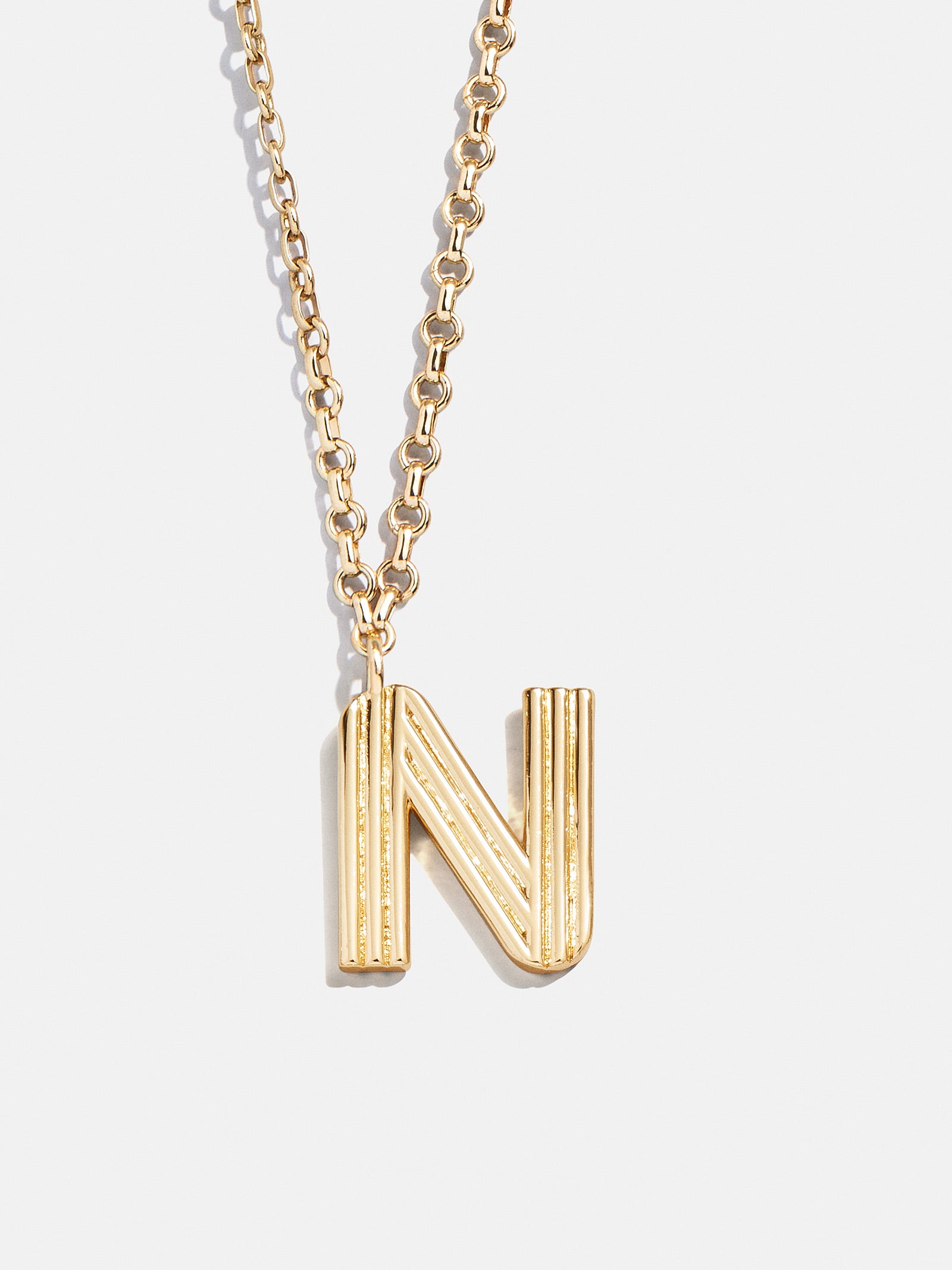 Retro Letter Initial Necklace - Gold - Image 16