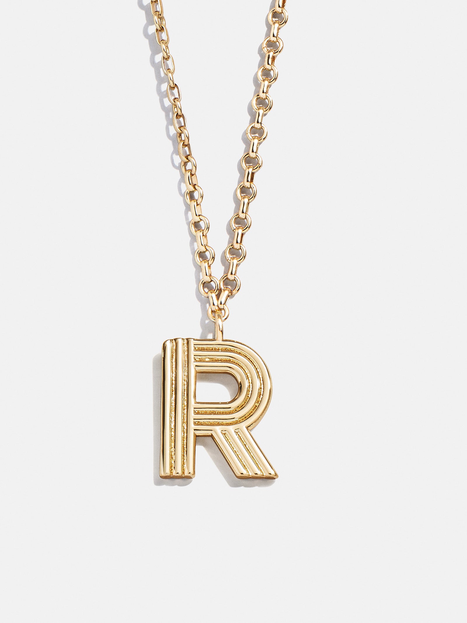 Retro Letter Initial Necklace - Gold - Image 20