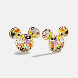 Disney Mickey Mouse Cluster Halloween Earrings - All Hallows' Hue