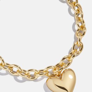 Millie Bubble Heart Bracelet - Gold
