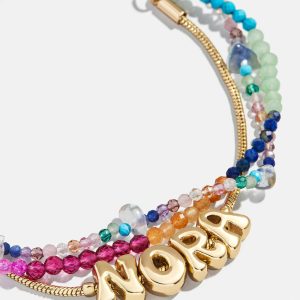 Rowan Semi-Precious Custom Layered Bracelet - Santorini