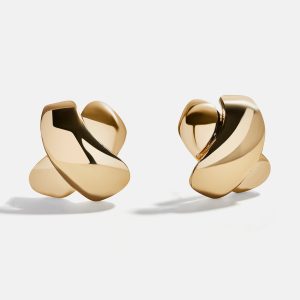 Melanie Stud Earrings - Gold