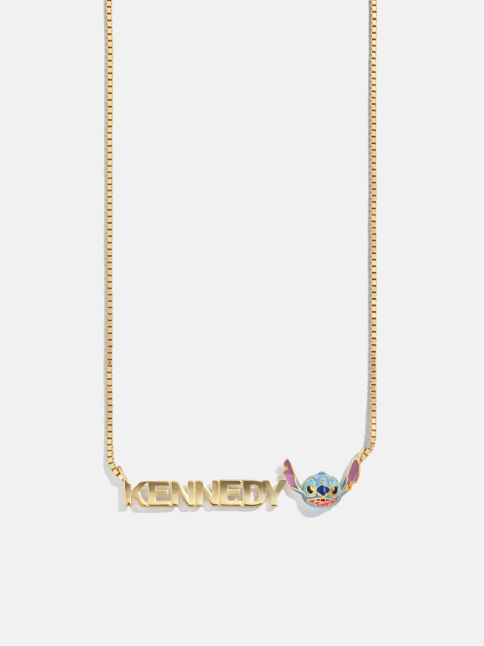 Disney Stitch Custom Nameplate Necklace - Block - Image 3