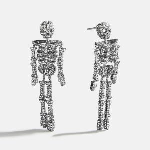 Drop Dead Hottie Earrings - Mini Silver
