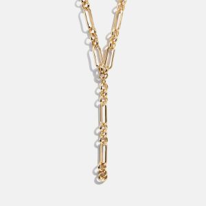 Liv Chunky Lariat Necklace - Gold